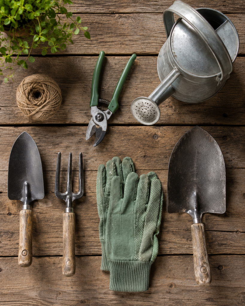 Outils de jardinage essentiels — guide achat matériel jardin