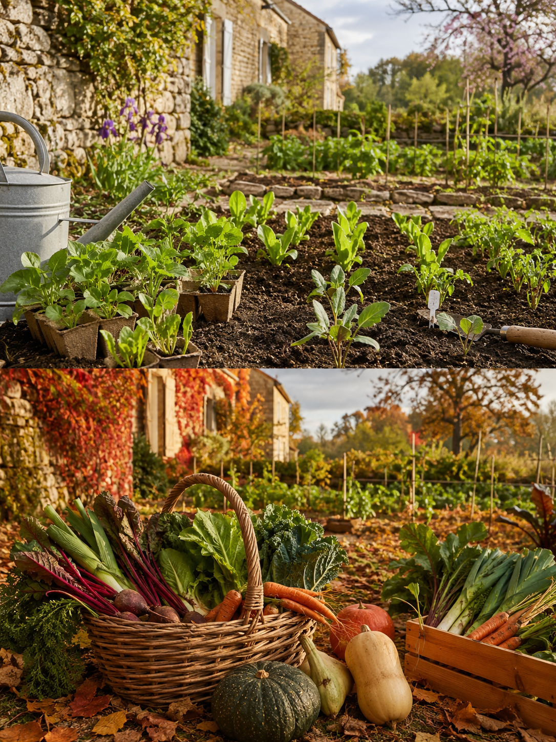 Calendrier des travaux du jardin — que faire et quand selon la saison